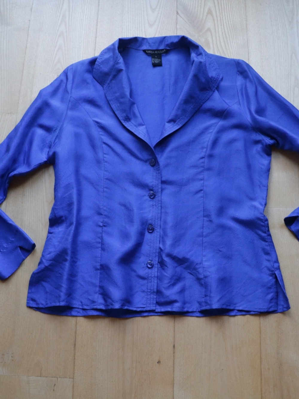 vintage 100% silk blouse